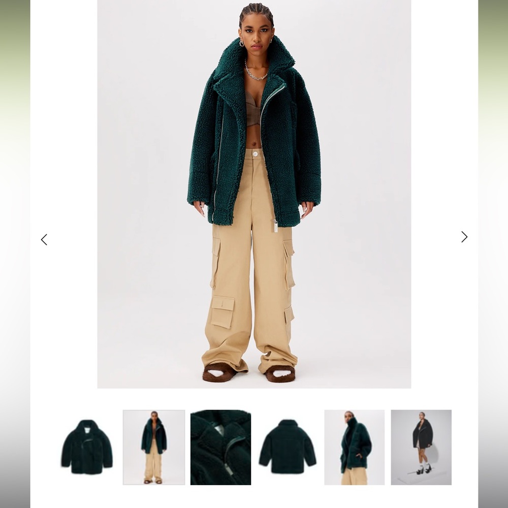 Brandon Blackwood Faux Teddy Jacket